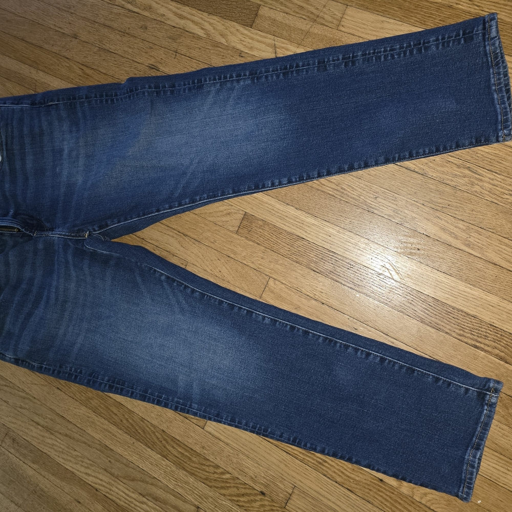 American Eagle Outfitters Slim Straight Jeans - Dark Blue